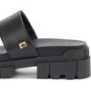 image:imageKARL LAGERFELD Womens Lacara Double Strap Lug Sole Platform SandalBlack