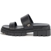 image:imageKARL LAGERFELD Womens Lacara Double Strap Lug Sole Platform SandalBlack