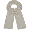 image:imageKARL LAGERFELD Womens Logo Lightweight PashminaEggshell