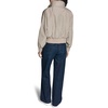 image:imageKARL LAGERFELD Womens Logo Patch Bomber JacketSand