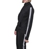 image:imageKARL LAGERFELD Womens Long Sleeve Athleisure Logo Tape Scuba JacketBlack