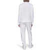 image:imageKARL LAGERFELD Womens Long Sleeve Athleisure Logo Tape Scuba JacketSoft White