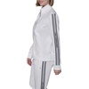 image:imageKARL LAGERFELD Womens Long Sleeve Athleisure Logo Tape Scuba JacketSoft White