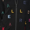 image:imageKARL LAGERFELD Womens Long Sleeve Athleisure Printed Zip Up JacketBlackMulti