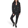 image:imageKARL LAGERFELD Womens Long Sleeve Athleisure Printed Zip Up JacketBlackMulti