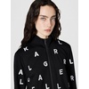 image:imageKARL LAGERFELD Womens Long Sleeve Athleisure Printed Zip Up JacketBlackWhite