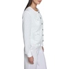 image:imageKARL LAGERFELD Womens Long Sleeve Bow Pocket JacketSoft White