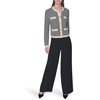 image:imageKARL LAGERFELD Womens Long Sleeve Classy Preppy Essential JacketBirchBlack Lurex
