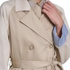 image:imageKARL LAGERFELD Womens Long Sleeve Collar Self Tie Belt Classic Trench CoatBisque