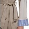 image:imageKARL LAGERFELD Womens Long Sleeve Collar Self Tie Belt Classic Trench CoatBisque