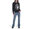 image:imageKARL LAGERFELD Womens Long Sleeve Crew Neck Choupette Baroque SweaterBlack