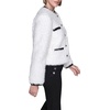 image:imageKARL LAGERFELD Womens Long Sleeve Crew Neck Faux Shearling Jacket With PocketsSoft White