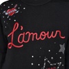image:imageKARL LAGERFELD Womens Long Sleeve Crew Neck Lamour Tattoo SweaterBlack