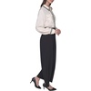 image:imageKARL LAGERFELD Womens Long Sleeve Scuba Crepe JumpsuitBirchBlack