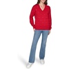 image:imageKARL LAGERFELD Womens Long Sleeve Vneck Crystal Detail SweaterAdmiral Red