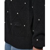 image:imageKARL LAGERFELD Womens Long Sleeve Vneck Crystal Detail SweaterBlack