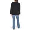 image:imageKARL LAGERFELD Womens Long Sleeve Vneck Crystal Detail SweaterBlack