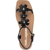 image:imageKARL LAGERFELD Womens Margate Flat Thong Sandal With Flower EmbellishmentsBlack