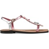 image:imageKARL LAGERFELD Womens Margate Flat Thong Sandal With Flower EmbellishmentsPink