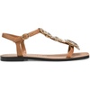 image:imageKARL LAGERFELD Womens Margate Flat Thong Sandal With Flower EmbellishmentsTan