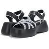 image:imageKARL LAGERFELD Womens Meddi Strappy Platform Sandal With LogoBlack