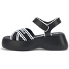 image:imageKARL LAGERFELD Womens Meddi Strappy Platform Sandal With LogoBlack