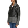 image:imageKARL LAGERFELD Womens Mix Tweed BomberBlackSoft White
