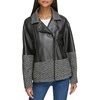 image:imageKARL LAGERFELD Womens Mix Tweed BomberBlackSoft White