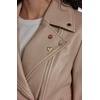 image:imageKARL LAGERFELD Womens Moto Jacket With StudsLatte