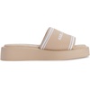 image:imageKARL LAGERFELD Womens Ohare Platform Sandal With LogoDusty Nude