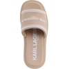 image:imageKARL LAGERFELD Womens Ohare Platform Sandal With LogoDusty Nude