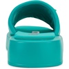 image:imageKARL LAGERFELD Womens Opal Embellished Platform SandalAqua Green