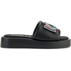 image:imageKARL LAGERFELD Womens Opal Embellished Platform SandalBlackWhite