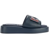 image:imageKARL LAGERFELD Womens Opal Embellished Platform SandalNavy