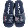image:imageKARL LAGERFELD Womens Opal Embellished Platform SandalNavy