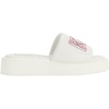 image:imageKARL LAGERFELD Womens Opal Embellished Platform SandalWhite Gold