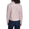 image:imageKARL LAGERFELD Womens Patent Faux Leather Snap Front JacketBlush