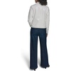 image:imageKARL LAGERFELD Womens Patent Faux Leather Snap Front JacketWhite