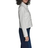 image:imageKARL LAGERFELD Womens Patent Faux Leather Snap Front JacketWhite