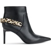 image:imageKARL LAGERFELD Womens Sambra Chain Ankle BootiesBlack