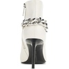 image:imageKARL LAGERFELD Womens Sambra Chain Ankle BootiesSoft White