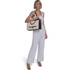 image:imageKARL LAGERFELD Womens Savoie Tote Bag With LogoNaturalBlack