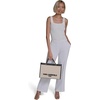 image:imageKARL LAGERFELD Womens Savoie Tote Bag With LogoNaturalBlack