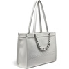 image:imageKARL LAGERFELD Womens Savoie Tote Bag With LogoWhiteSilver
