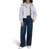 image:imageKARL LAGERFELD Womens Short Anorak Windbreaker CoatWhite