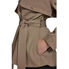 image:imageKARL LAGERFELD Womens Short Flared Trench CoatKhaki