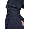 image:imageKARL LAGERFELD Womens Short Flared Trench CoatNavy