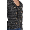 image:imageKARL LAGERFELD Womens Structured Suiting JacketBlackGold