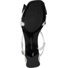 image:imageKARL LAGERFELD Womens Suttyn Heeled Sandal With BowBright WhiteBlack