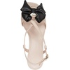 image:imageKARL LAGERFELD Womens Suttyn Heeled Sandal With BowNew NudeBlack